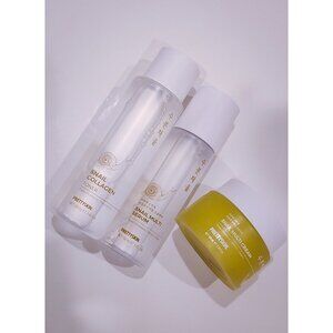 PrettySkin Snail Collagen Skincare Set - Toner 250ml Serum 150ml & Cream 100ml
